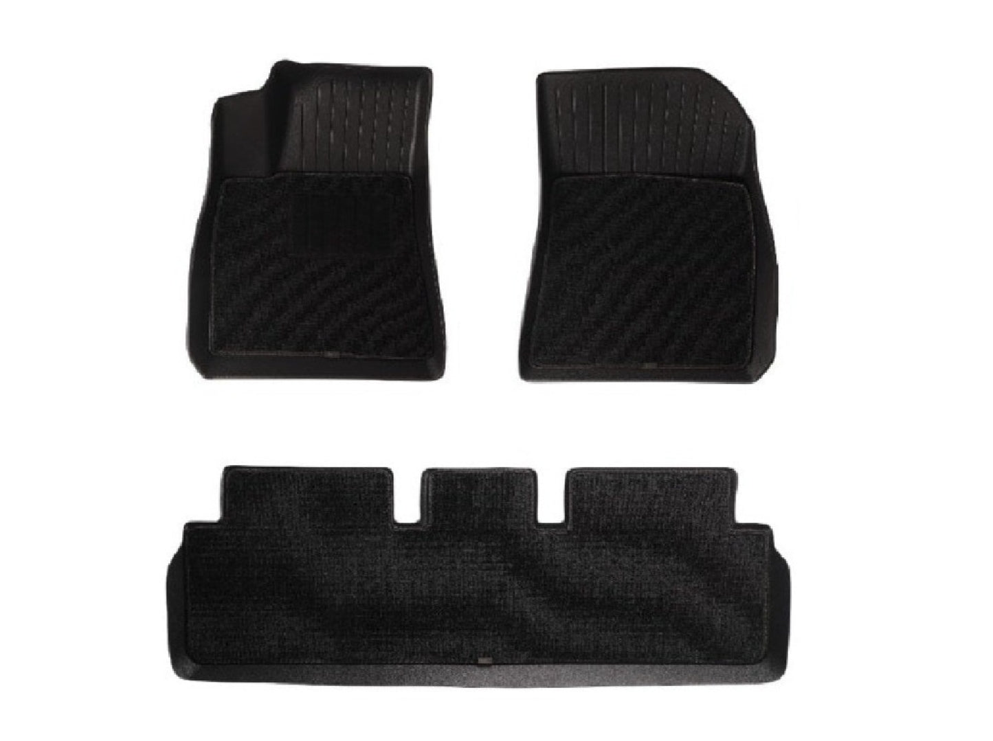 Model 3 Legacy : TPE All-weather Interior Floor Liners & Detachable Carpets (3 PCs)