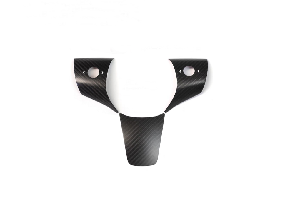 Model 3/Y: Real Carbon Fibre Steering Wheel Decal