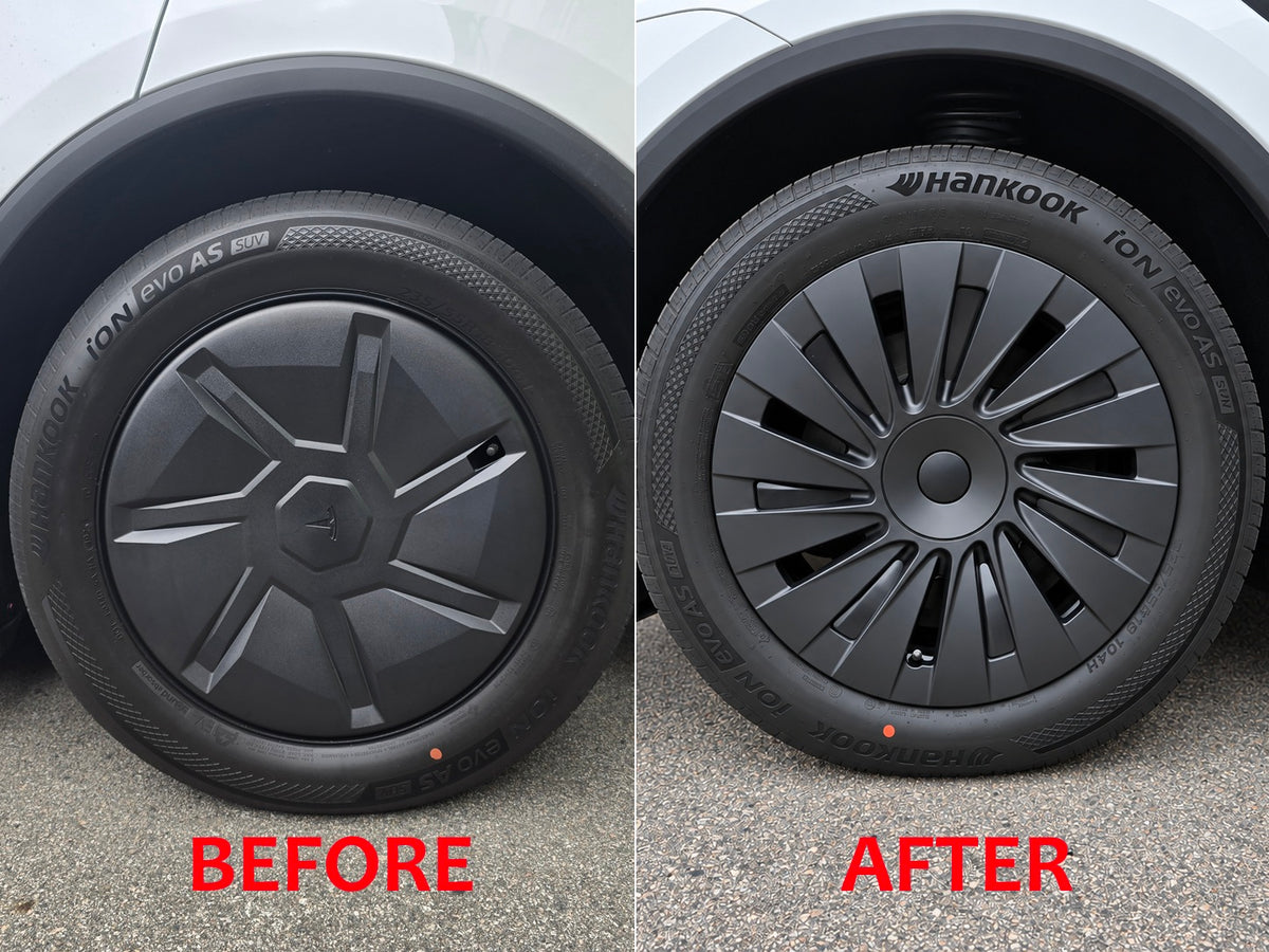 Model Y Standard RWD 2026+: Aero Turbine 18" Full Wheel Rim Protector Cover (4 PCs)