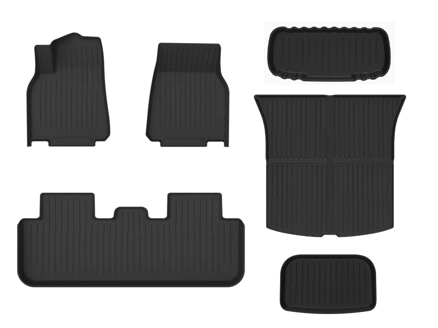 Model Y Juniper 2026+: Full All-weather Floor/Frunk/Trunk Liners Bundle Set