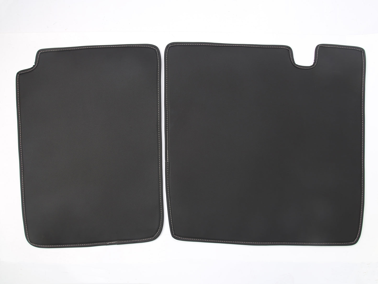 Modèle 3 2017-2025 : Tapis de protection pour banquette arrière en cuir PU (2 pièces)