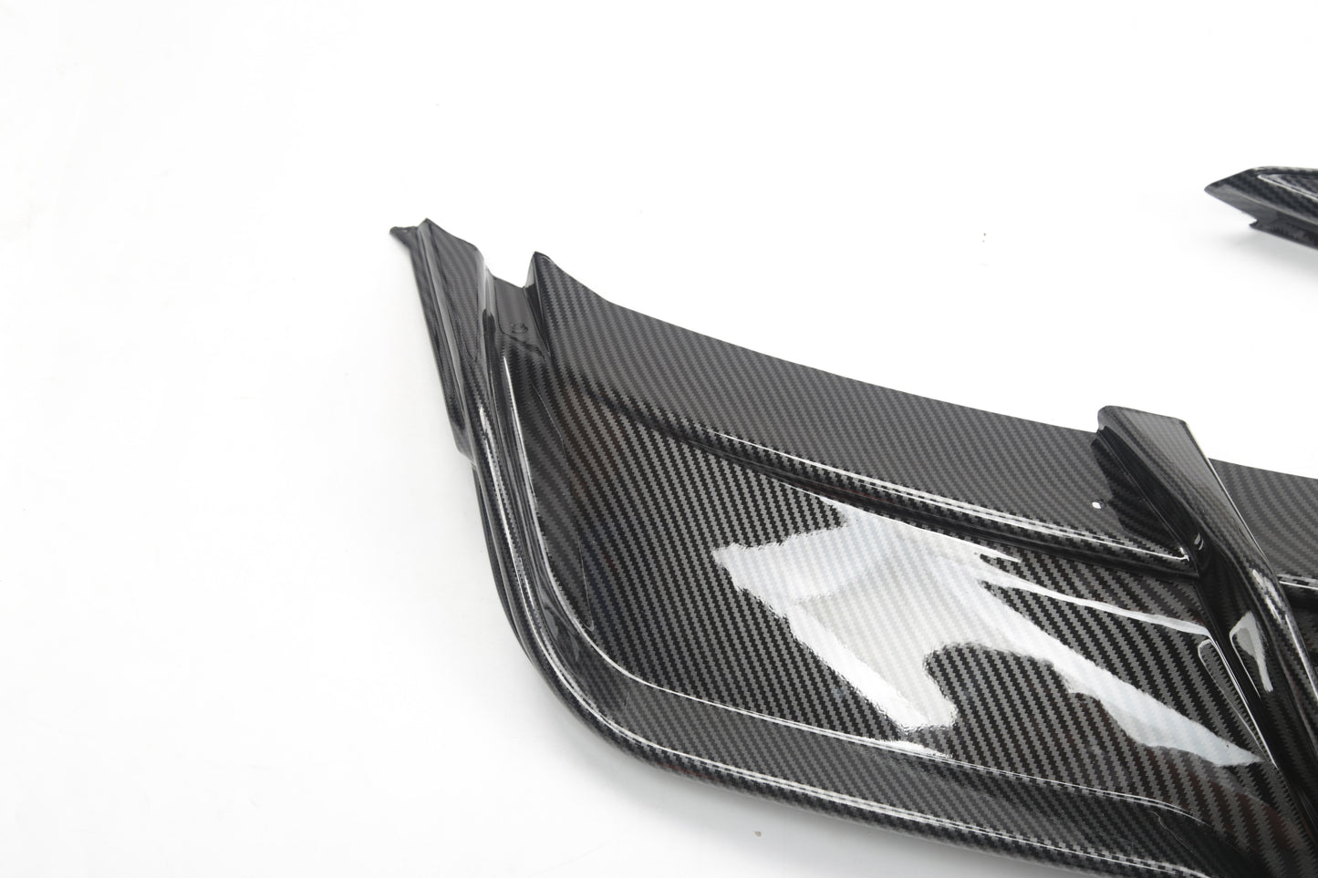 Model 3: Sports Rear Bumper Diffuser and Splitters with Brake Lights (3 PCs)