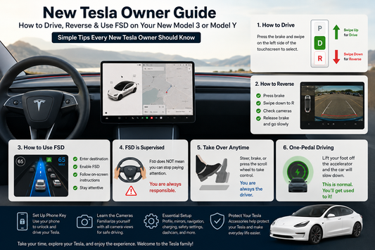 New Tesla Owner Guide: How to Drive, Reverse & Use FSD