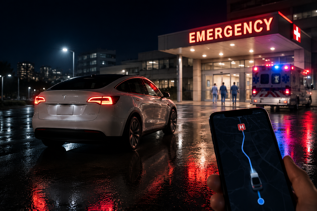 Tesla FSD Drove a Driver to the Hospital During a Medical Emergency