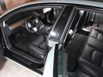 Model 3 Legacy : TPE All-weather Interior Floor Liners & Detachable Carpets (3 PCs)