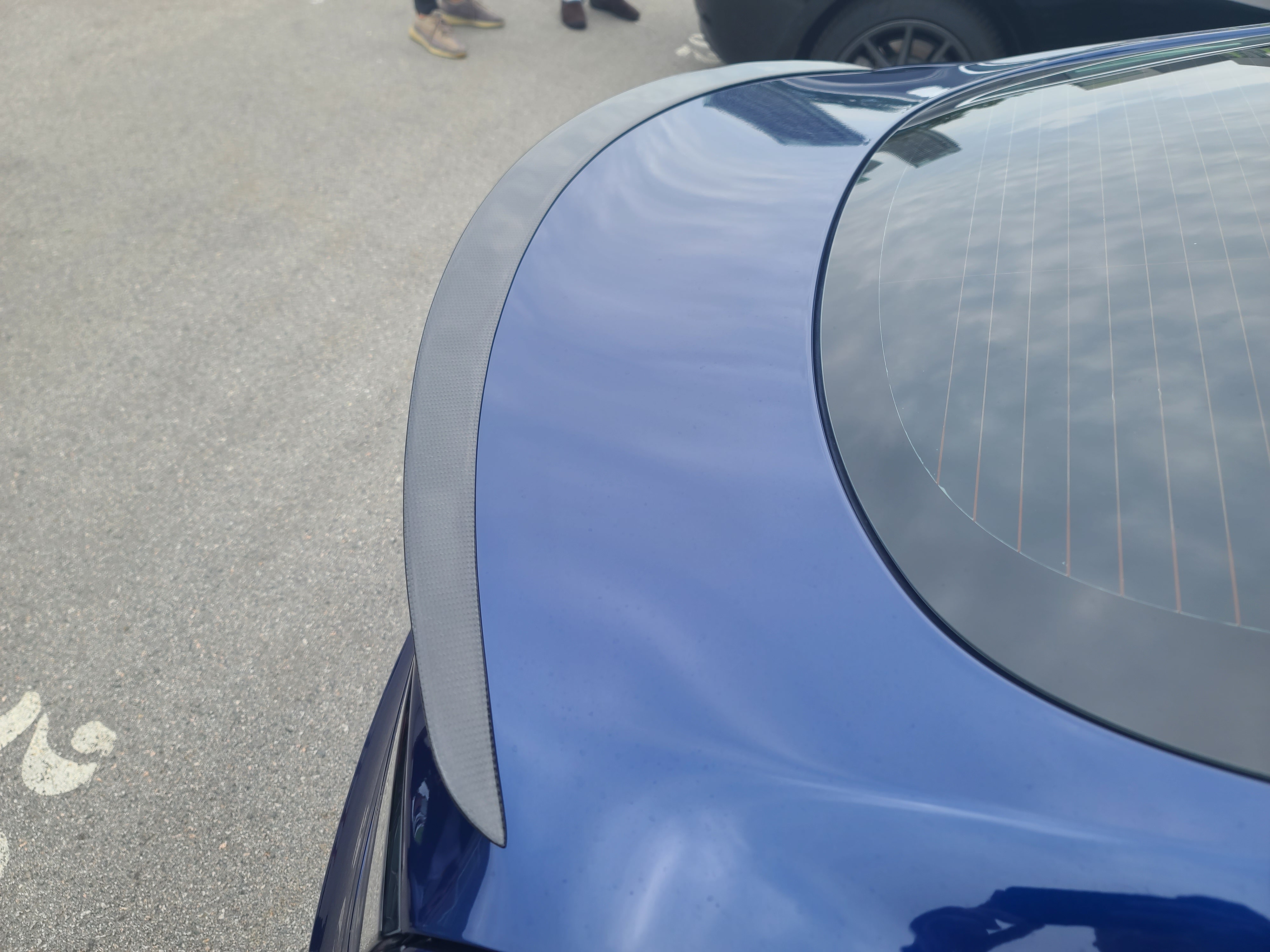 Model S: Real Carbon Fibre Performance Spoiler – EVACA | Premium