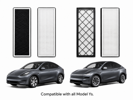 Model Y: Frunk HEPA + Carbon Air Filter Replacement Kit (4 PCs)