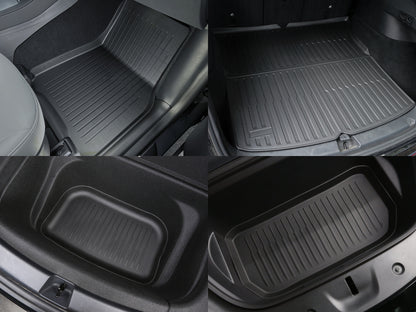 Model Y 2020-2025: Full All-weather Floor/Frunk/Trunk Mats Bundle Set (6 PCs)