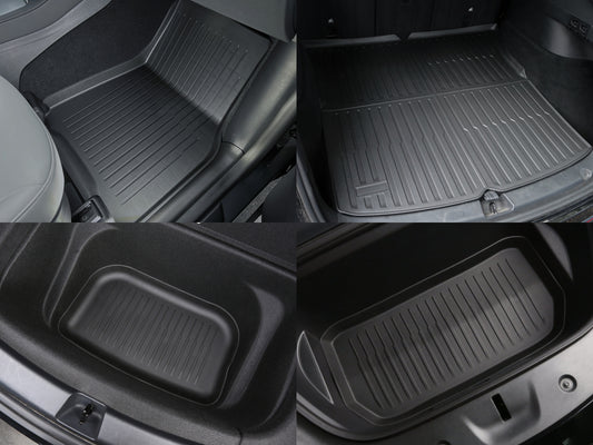 Model Y 2020-2024: Full All-weather Floor/Frunk/Trunk Mats Bundle Set (6 PCs)