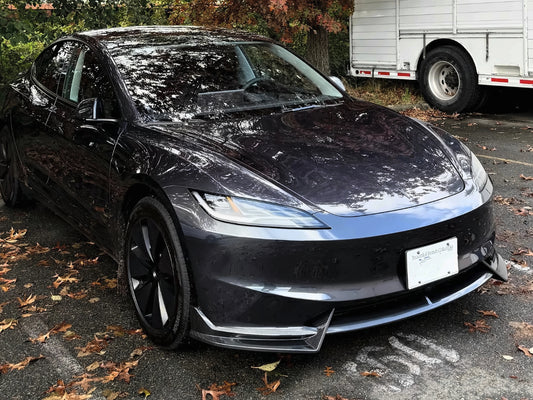 Model 3 Highland 2024+: Front Air Deflector Lip (3 PCs)