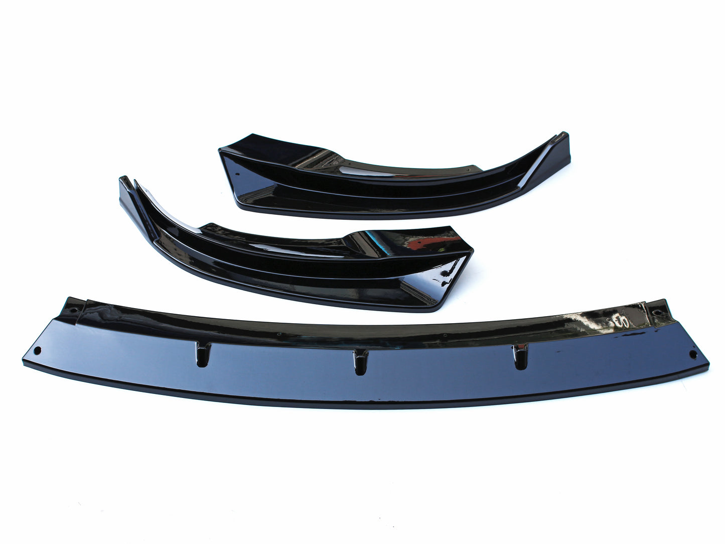 Model Y: V-Style Front Bumper Lip Splitter