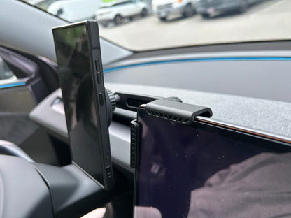Model 3/Y: Magnetic Rotatable Screen Edge Phone Holder Mount