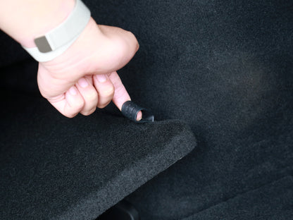 Model Y Juniper 2026+: Rear Trunk Side Storage Bins + Flocked Lids (4 PCs)