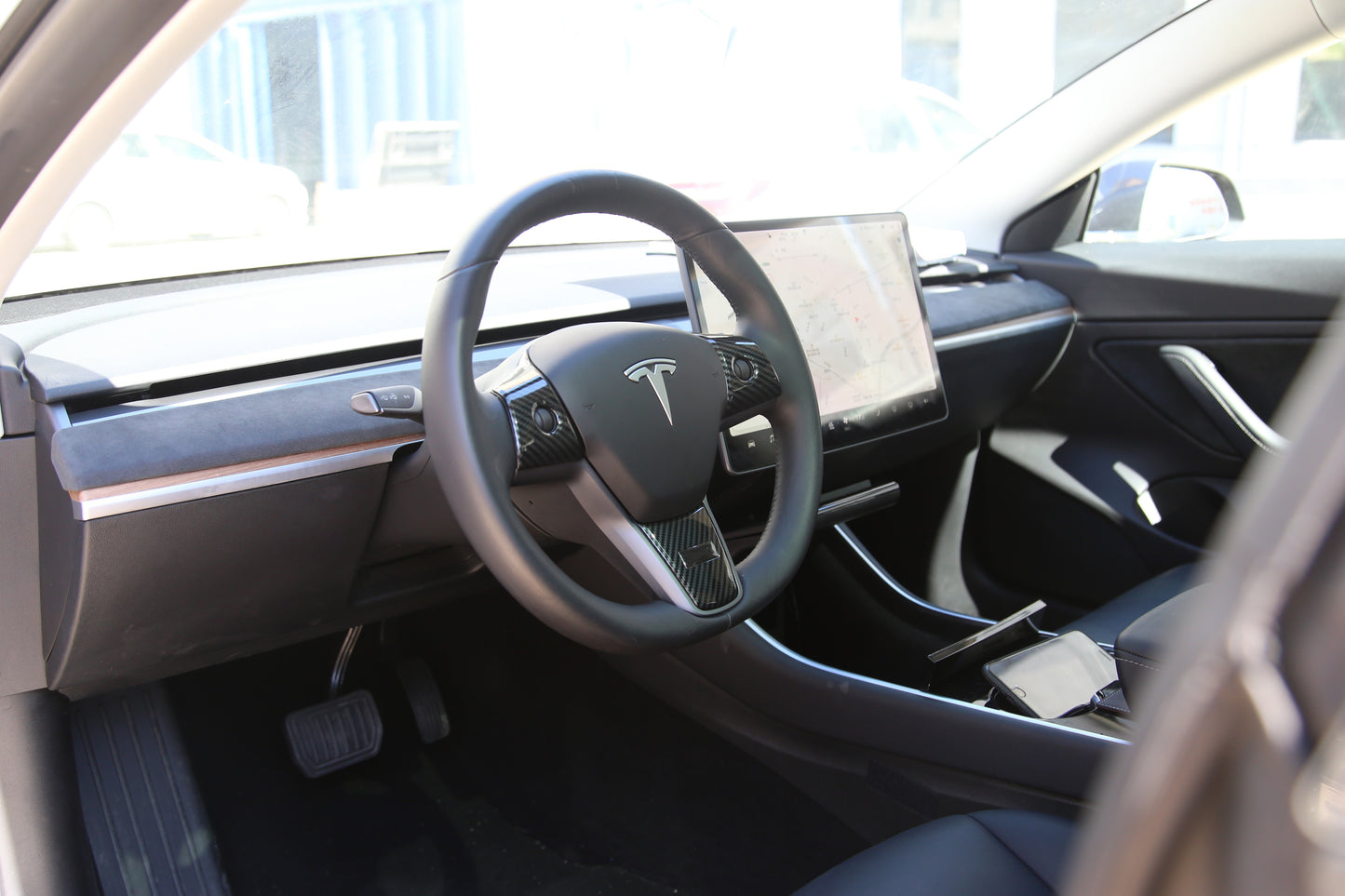 Model 3/Y: Steering Wheel Decal (ABS)