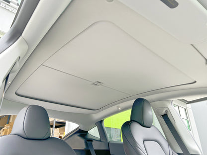 Model Y: Retractable Glass Roof Sunshade