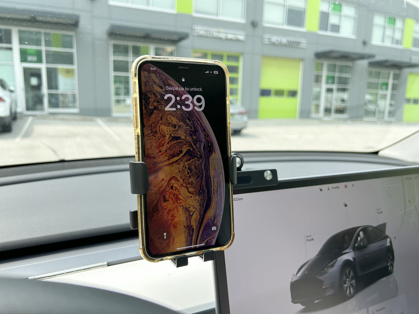 Model 3/Y: Corner Edge Rotatable Phone Holder Mount