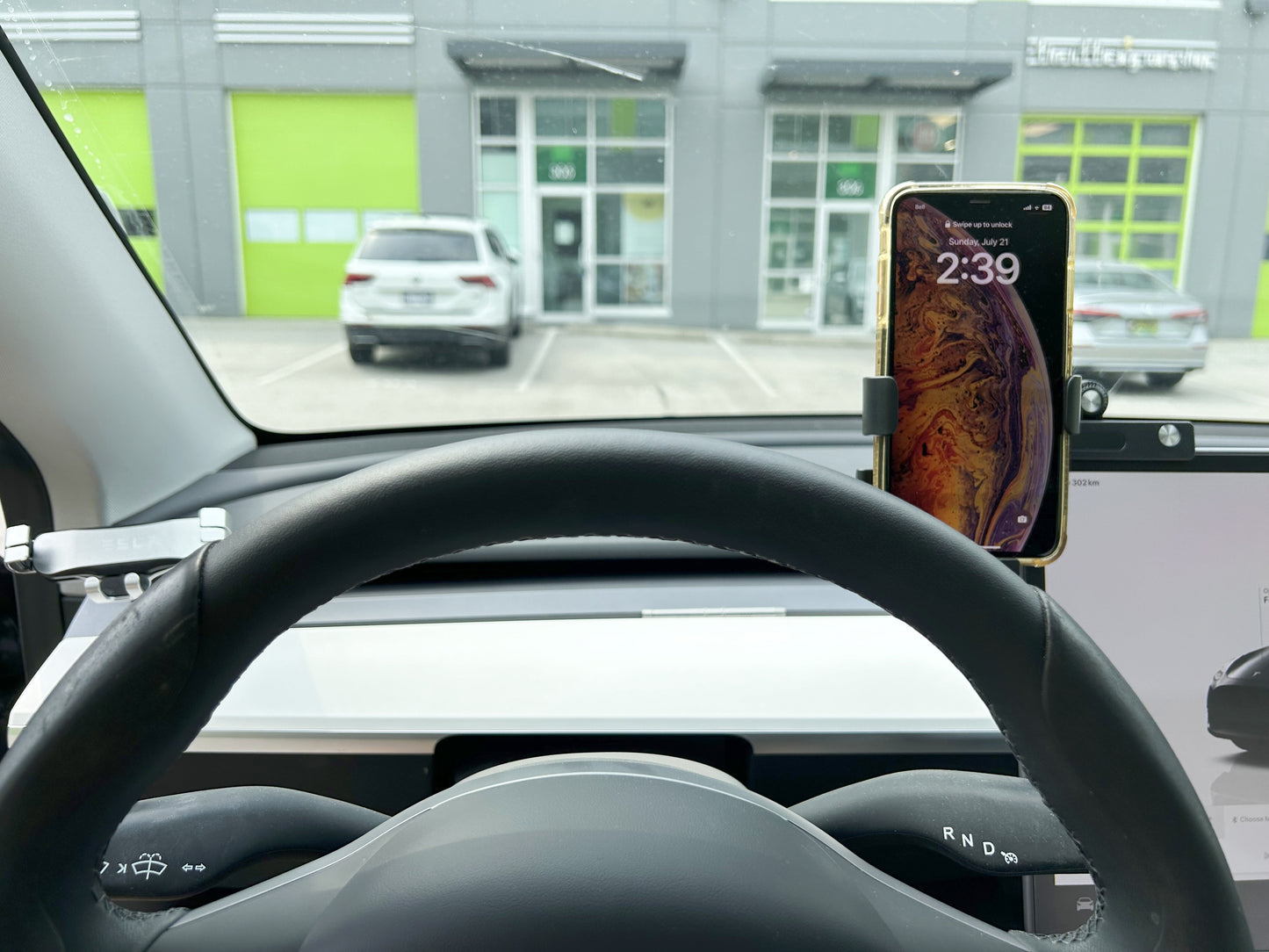 Model 3/Y: Corner Edge Rotatable Phone Holder Mount