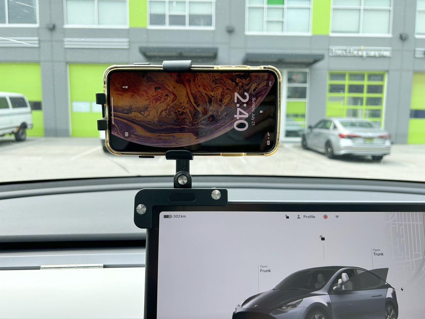 Model 3/Y: Corner Edge Rotatable Phone Holder Mount