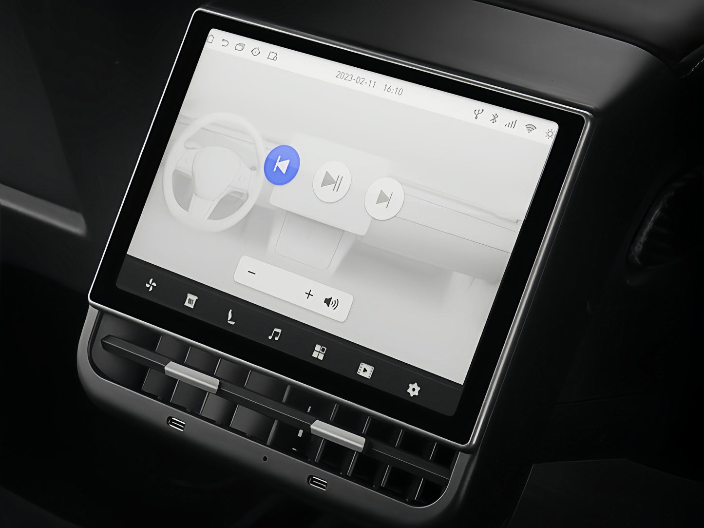 Model 3/Y Legacy: Rear Infotainment Display 8.66-inch Screen System V2