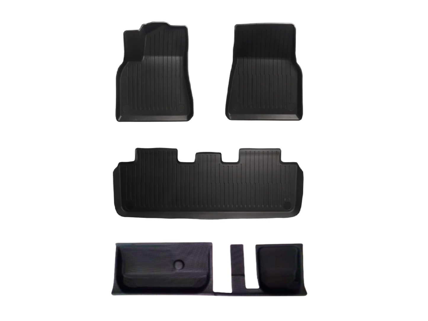 Model Y 7 Seaters: TPE 3-Rows All-weather Floor Mats (4 PCs)