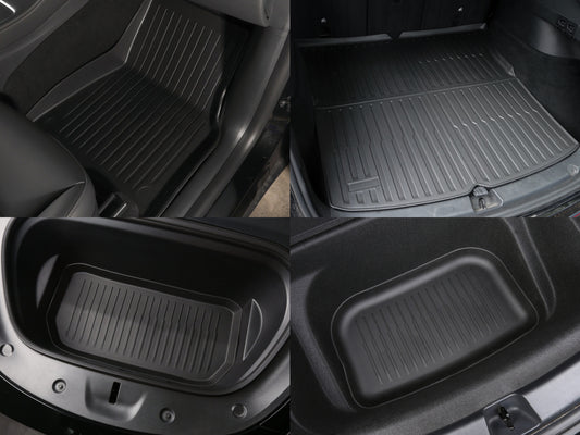 Model Y 2020-2025: Full All-weather Floor/Frunk/Trunk Mats Bundle Set (6 PCs)(PRE-ORDER)