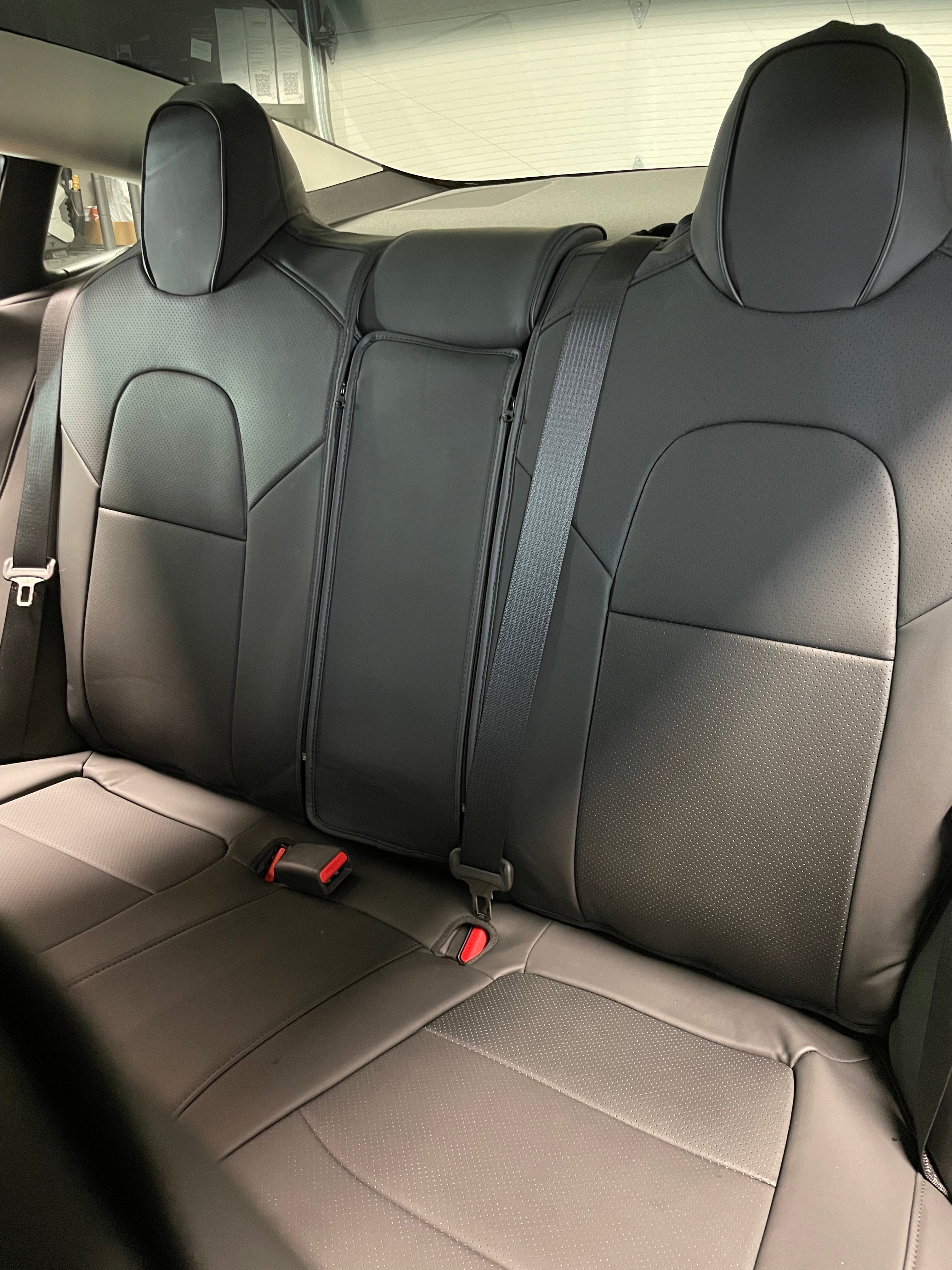Model Y: PU Leather Full Seat Cover (12 PCs) – EVACA | Premium