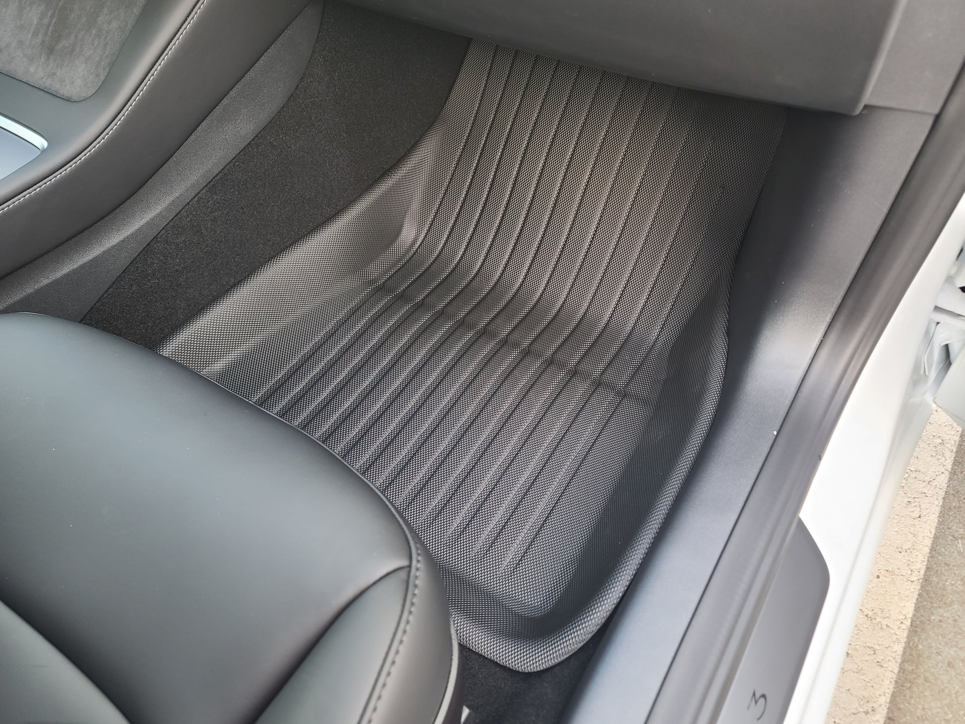 TAPTES for Tesla Model Y Floor Mats 7 Seater 2022 2021 ,Waterproof All  Weather Floor Trunk Mats Accessories,Compatible with Model Y Floor Liner (7  Seater) in Kuwait