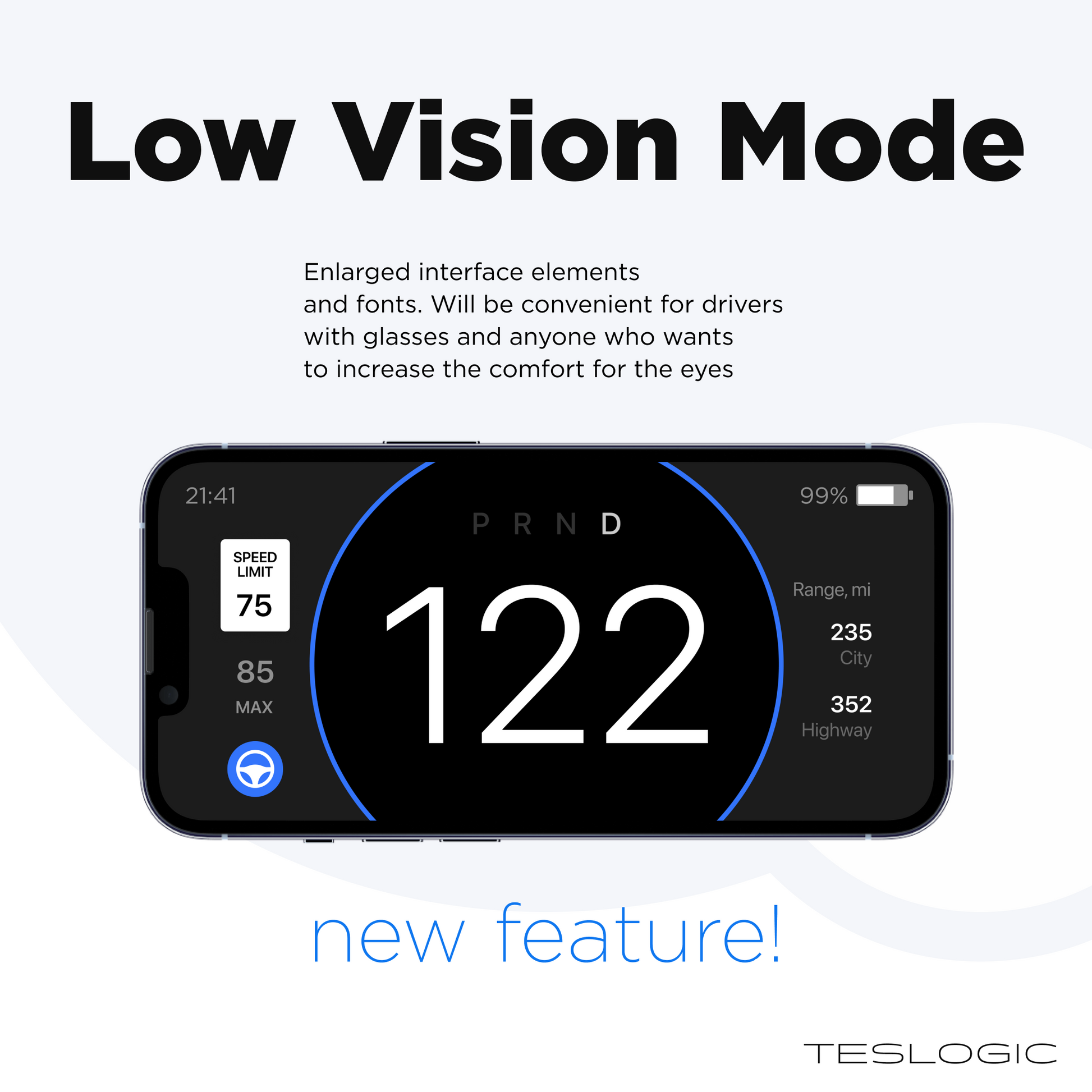 Model 3/Y: Teslogic V1 Mobile Dashboard Display + Wireless