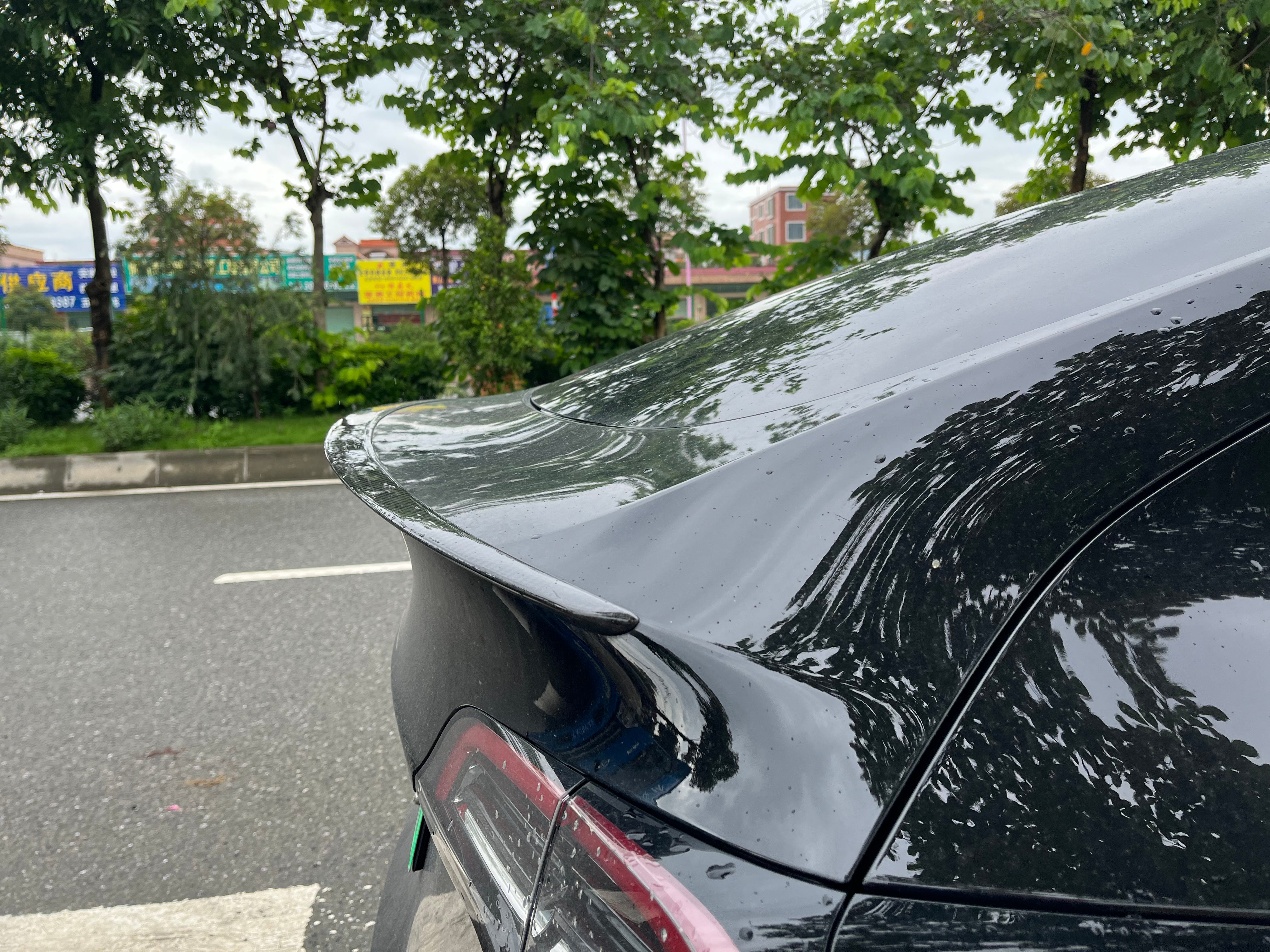 Model 3/Y: Real Carbon Fibre Performance Spoiler – EVACA | Premium